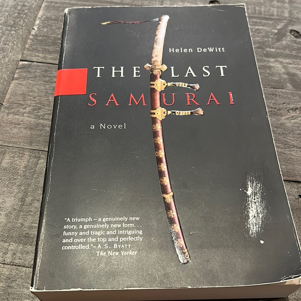 THE LAST SAMURAI a novel by HELEN DEWITT. Bundle2Save